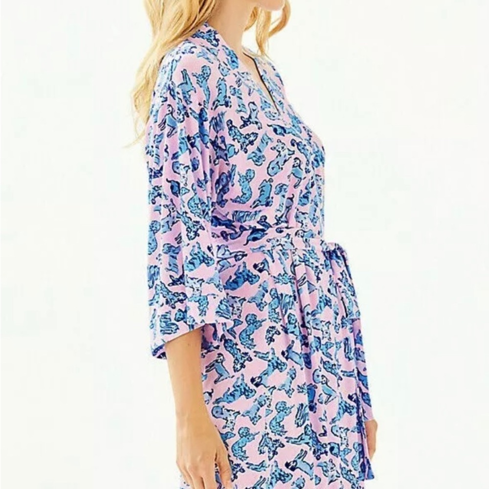 Lilly Pulitzer Lina Robe Ruff Night NWOT Size XS